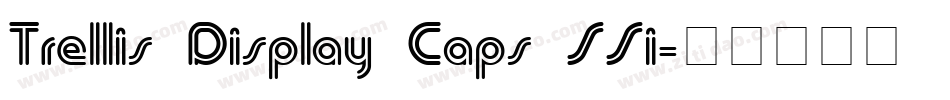 Trellis Display Caps SSi字体转换